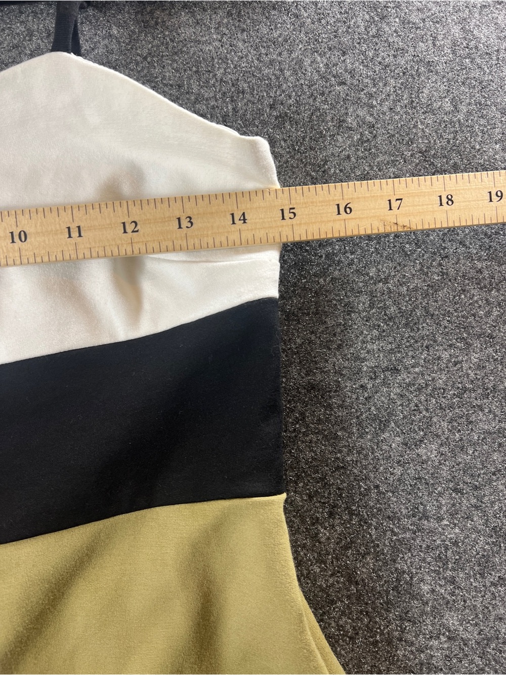 Banana Republic Colorblock Ponte Sheath Dress  Olive Green Black White Size 8 - Picture 6 of 10